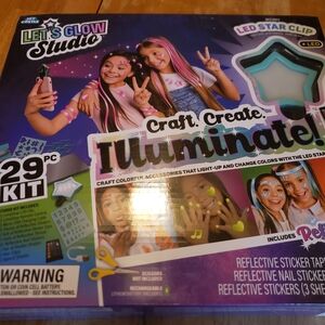 Let's Glow Studio Craft Kit - Blue and Pink